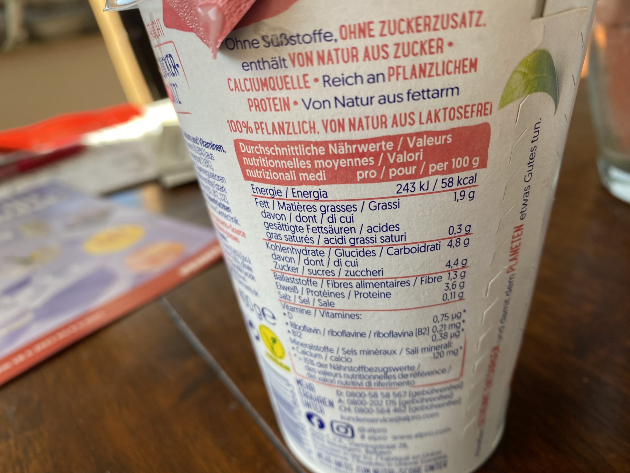 Alpro Soja Joghurt ohne Zucker Pepperstorm alles rund um Fitness Lifestyle Beauty und Natural